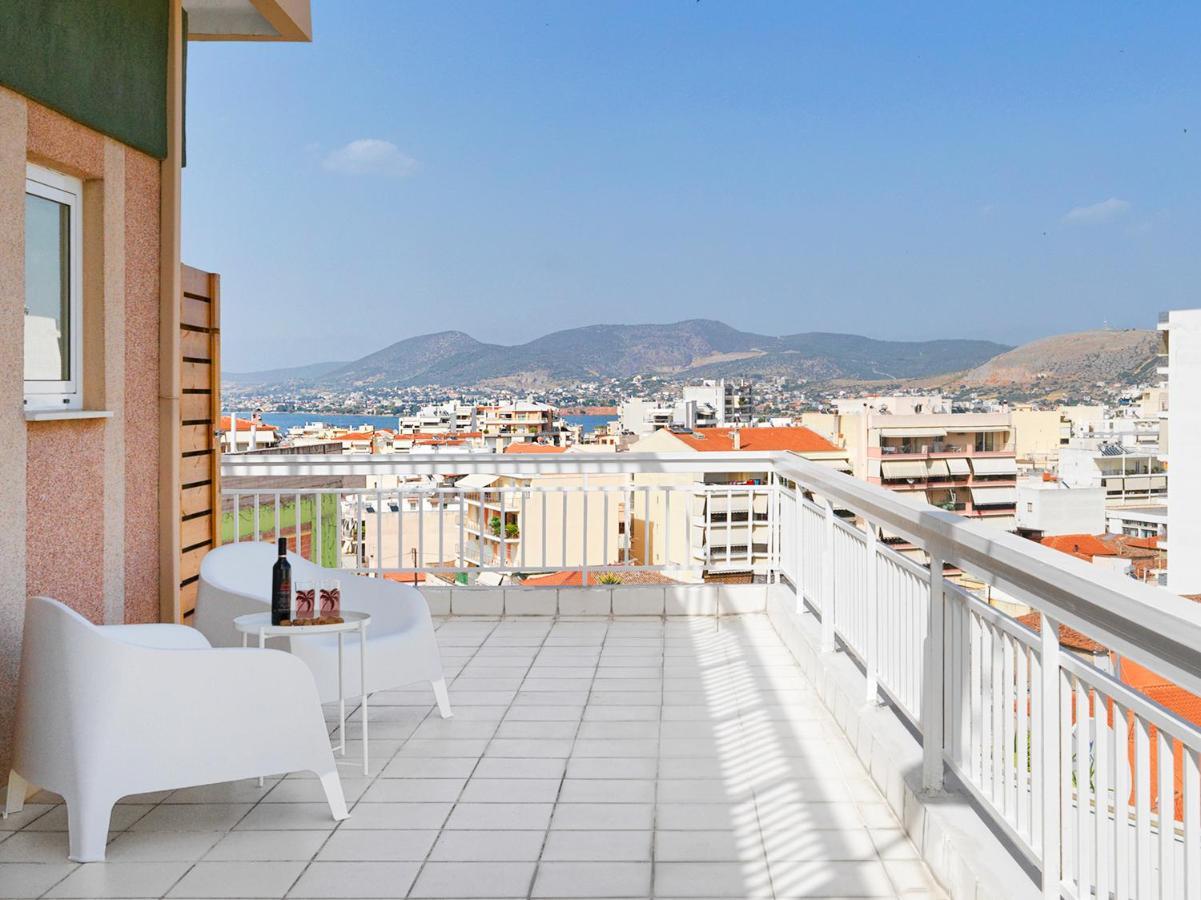 Chalkís Modern Penthouse Overlooking Halkis מראה חיצוני תמונה